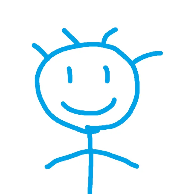 An artist's rendition of myself.(A image I made in paint lol.)